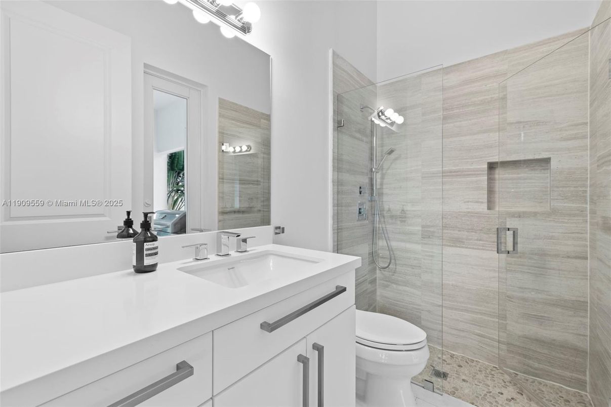 Bathroom, Glass Shower, Interior