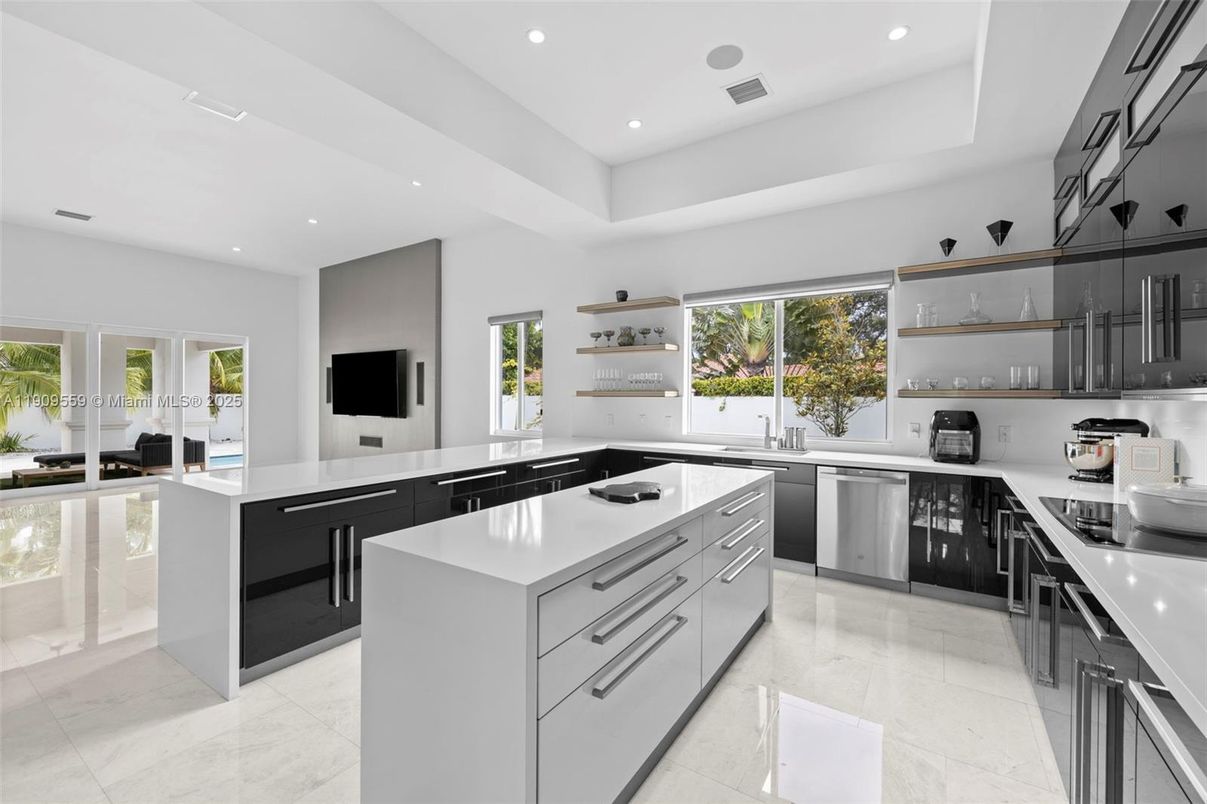 Interior, Kitchen, Recessed Lighting, Stainless Steel Appliances