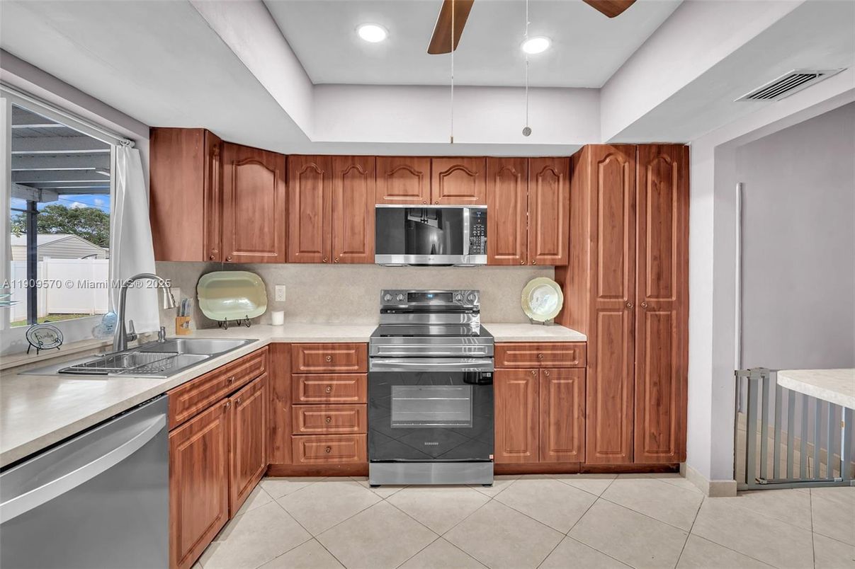 Interior, Kitchen, Recessed Lighting, Stainless Steel Appliances
