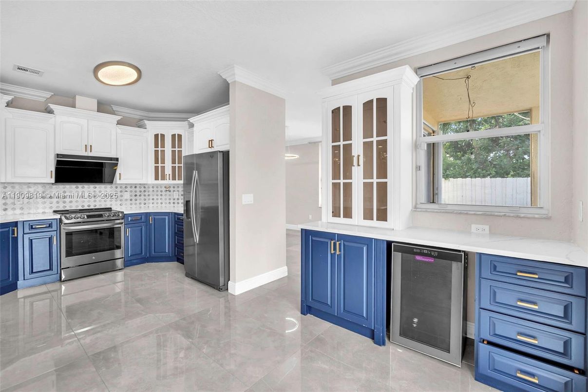 Interior, Kitchen, Recessed Lighting, Stainless Steel Appliances