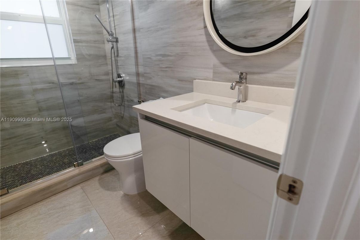 Bathroom, Glass Shower, Interior