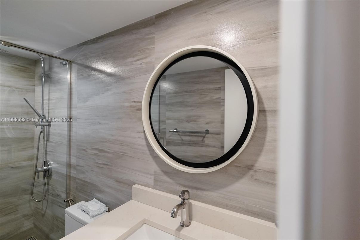 Bathroom, Glass Shower, Interior