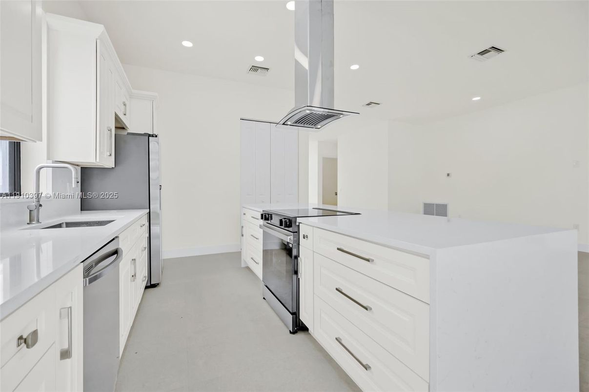 Interior, Kitchen, Recessed Lighting, Stainless Steel Appliances