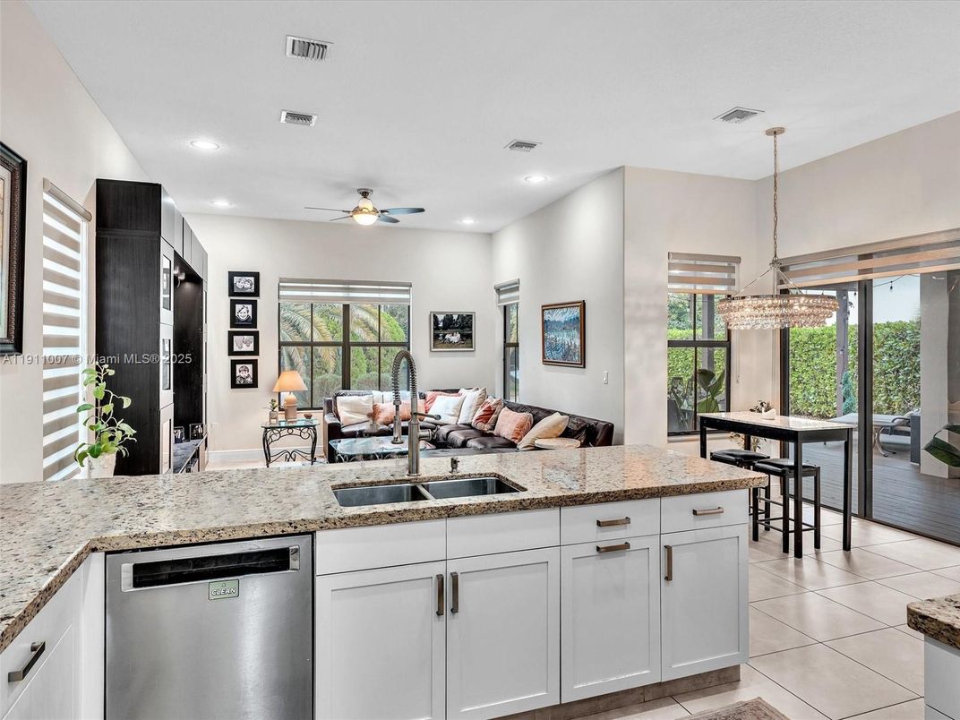 Dining room, Interior, Kitchen, Living room, Pendant Lights, Recessed Lighting