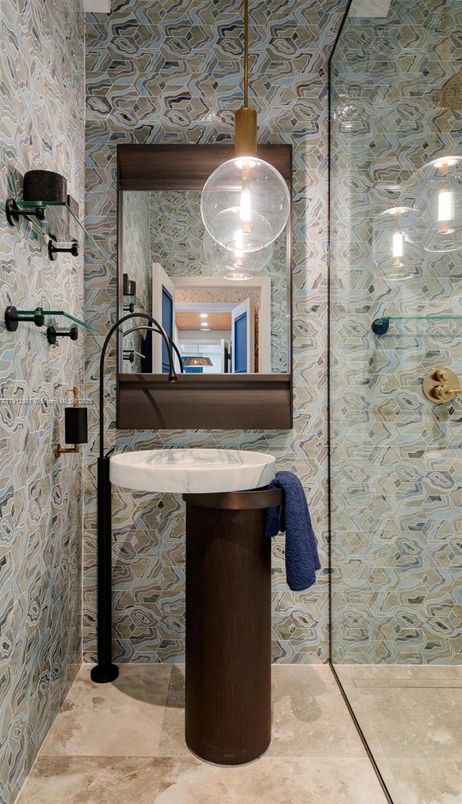 Bathroom, Interior, Pendant Lights