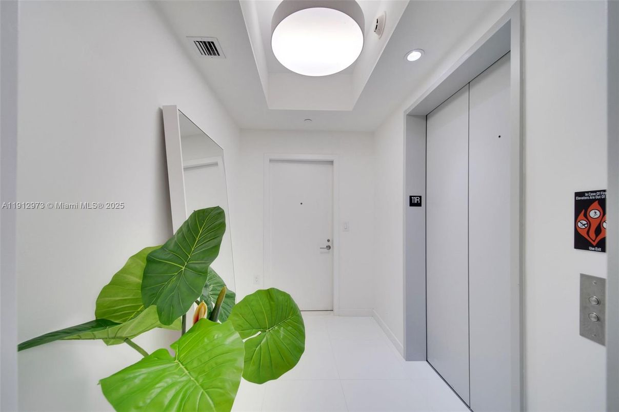 Elevator, Interior, Recessed Lighting