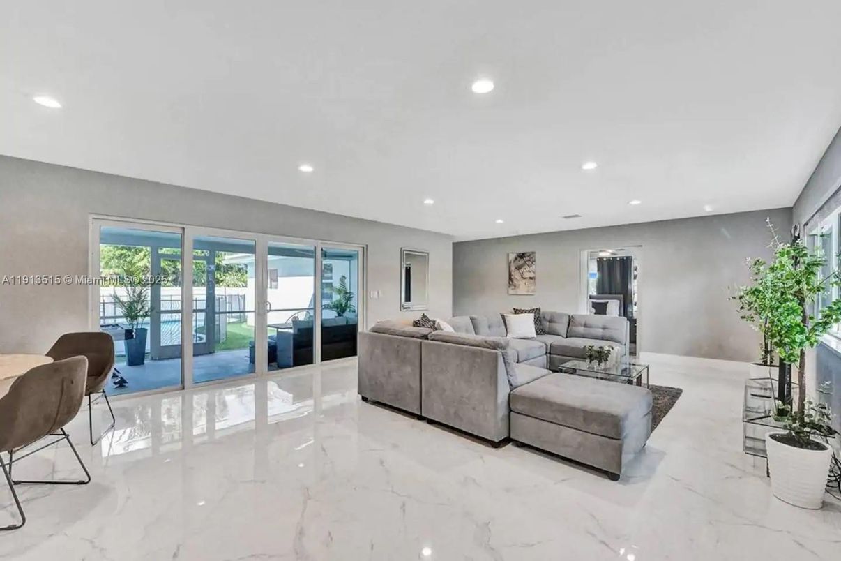 Interior, Living room, Marble, Recessed Lighting