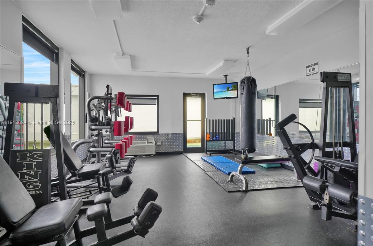 Fitness Equipment, Gym, Interior