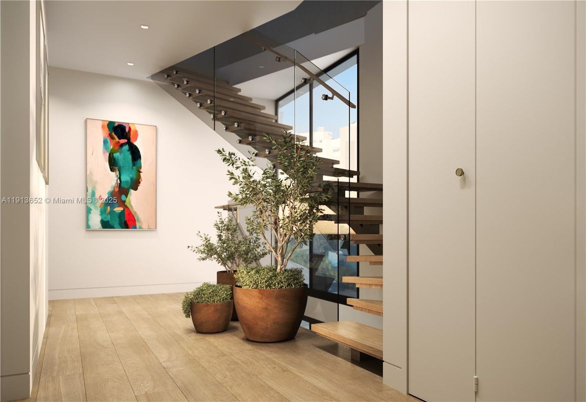 Interior, Recessed Lighting, Wood Texture Flooring