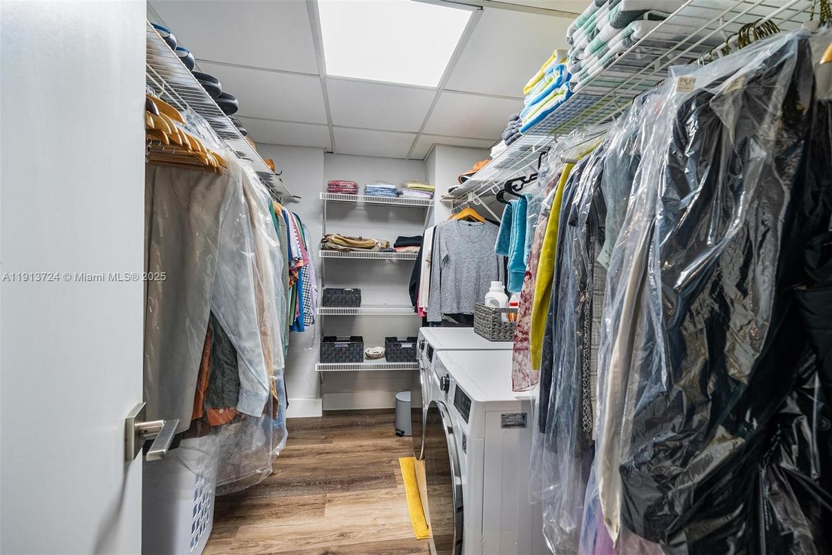 Interior, Walk-in Closets, Wood Texture Flooring
