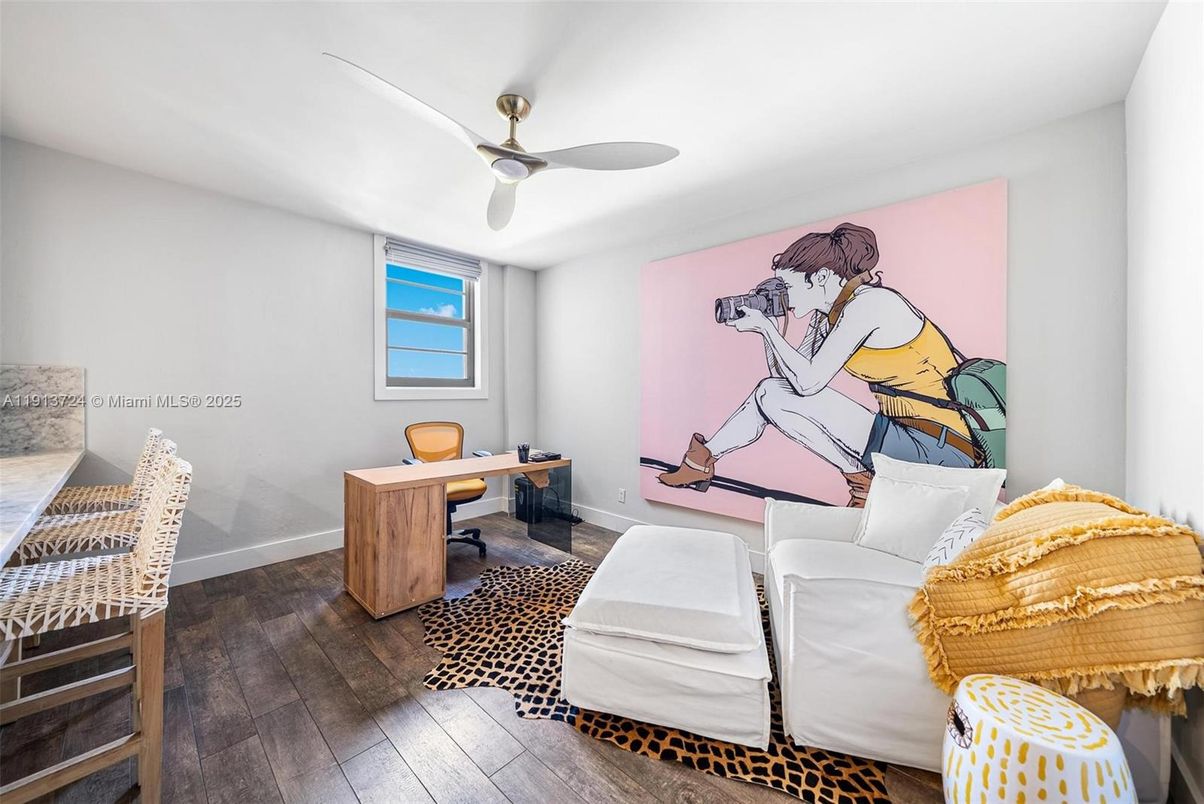 Home Office, Interior, Wood Texture Flooring