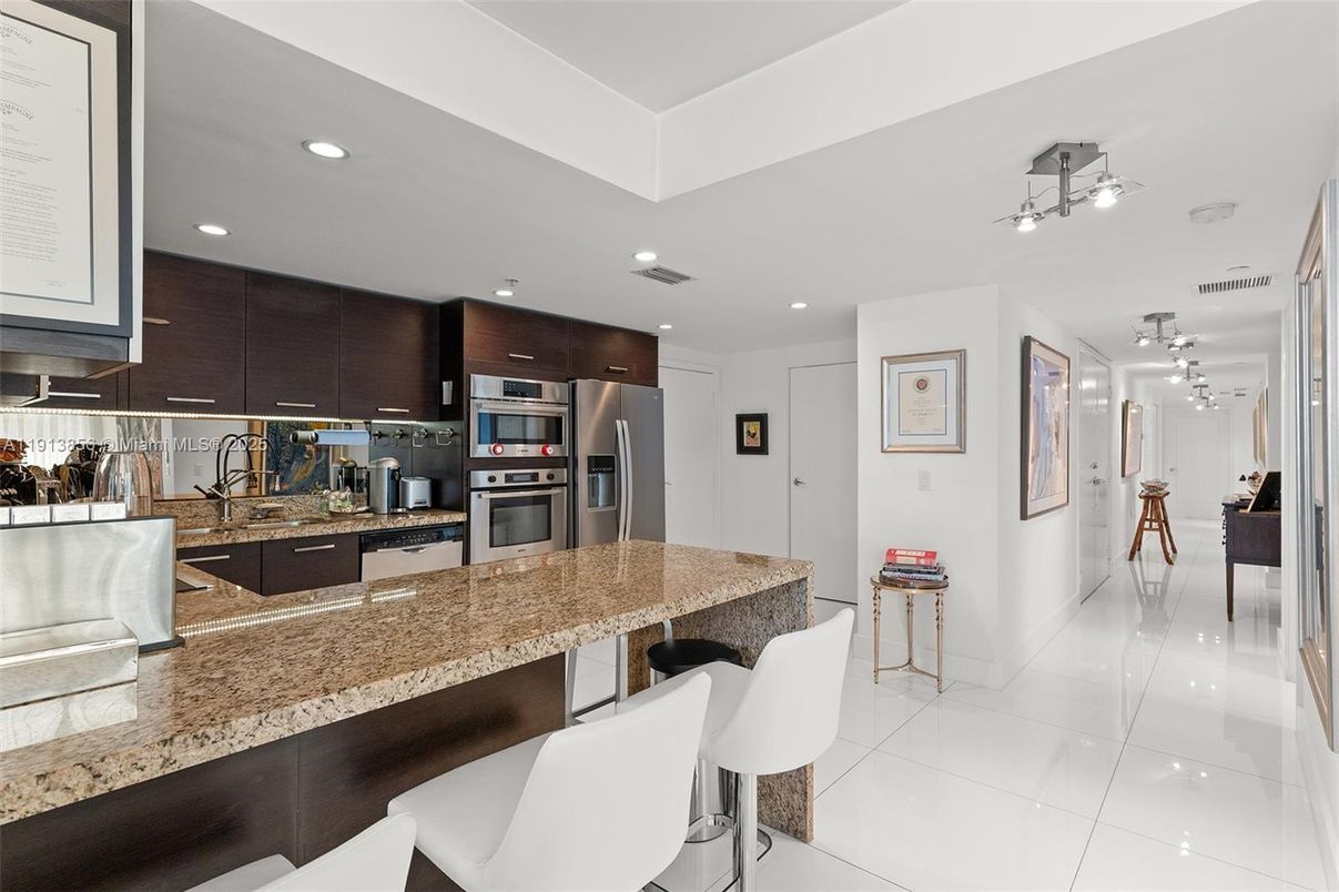 Interior, Kitchen, Recessed Lighting, Stainless Steel Appliances