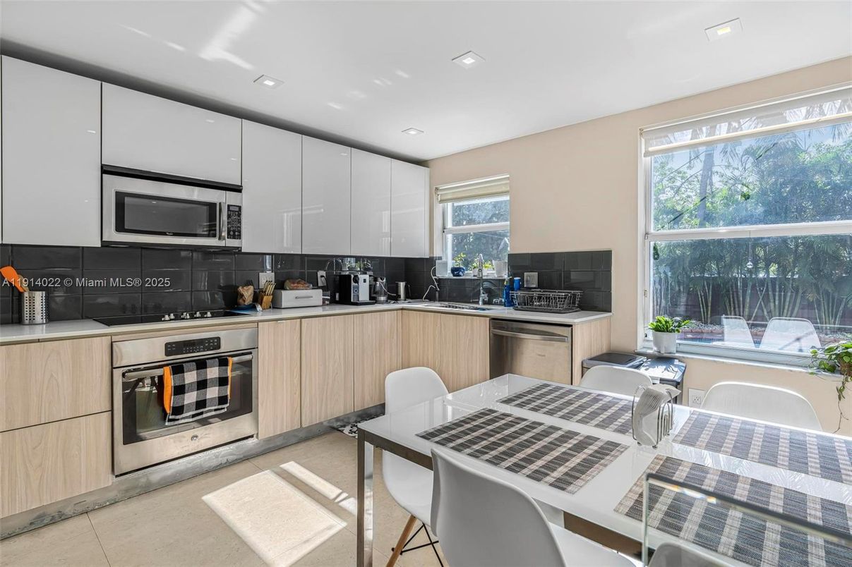 Interior, Kitchen, Recessed Lighting, Stainless Steel Appliances