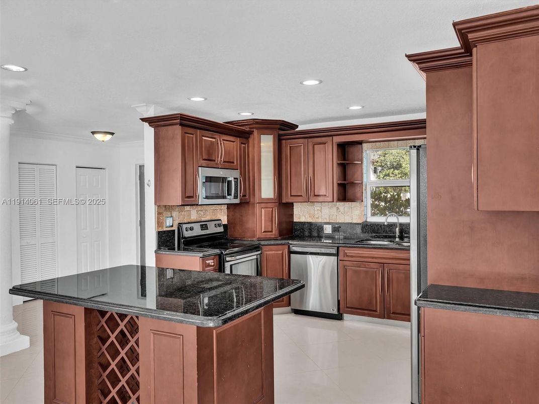 Interior, Kitchen, Recessed Lighting, Stainless Steel Appliances