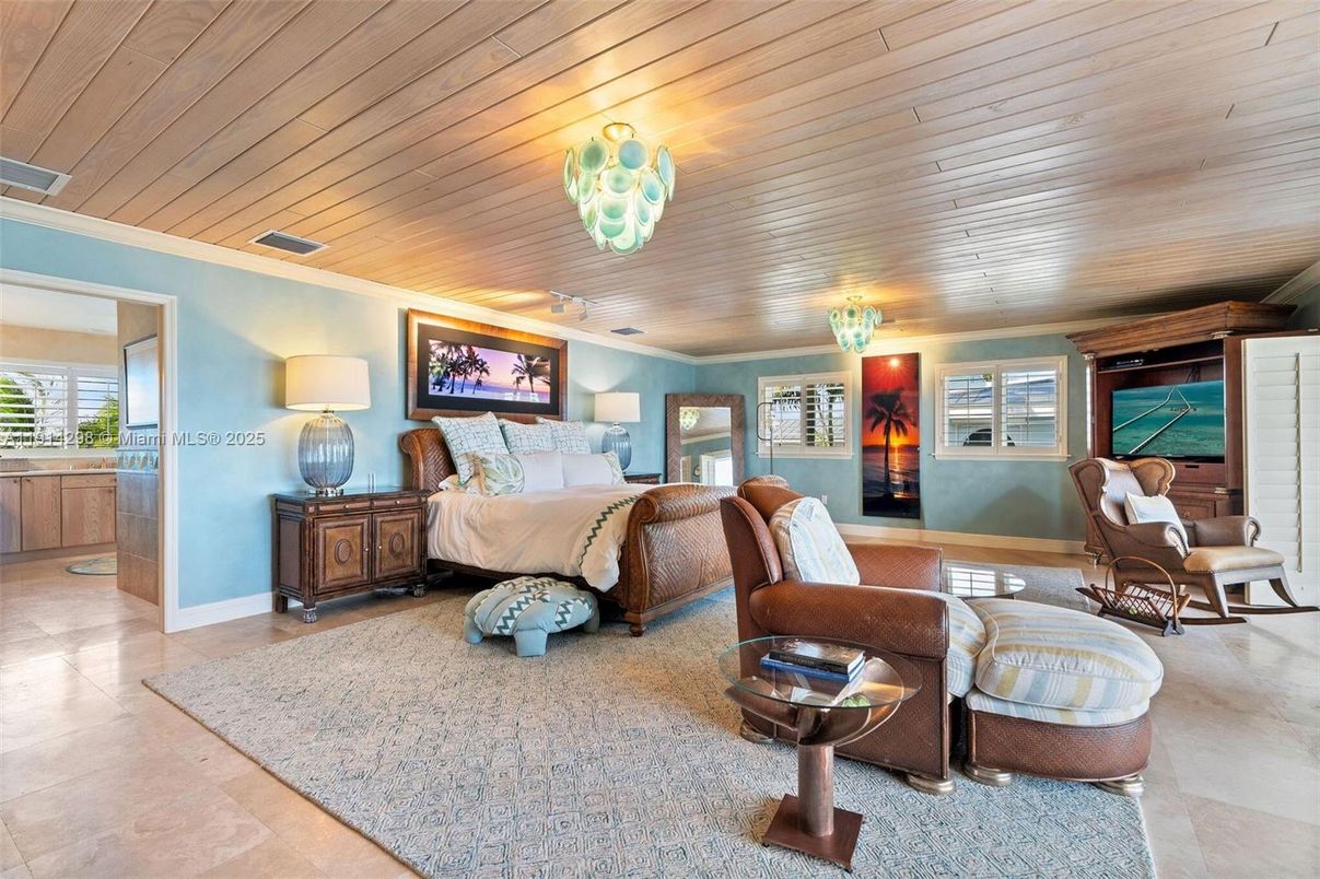 Bedroom, Interior, Wooden Ceilings