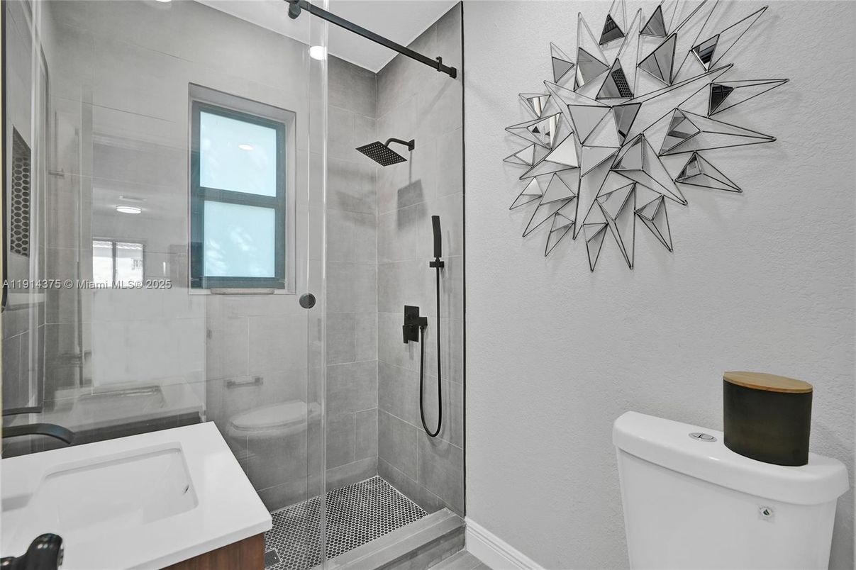 Bathroom, Glass Shower, Interior