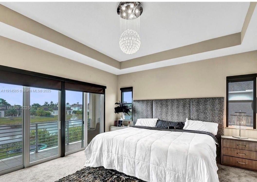 Bedroom, Interior, Pendant Lights, Water