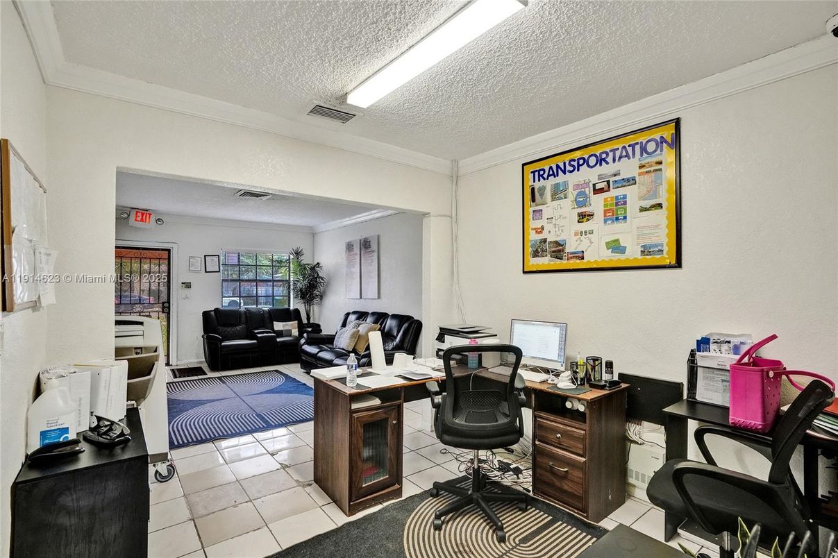 Home Office, Interior, Living room