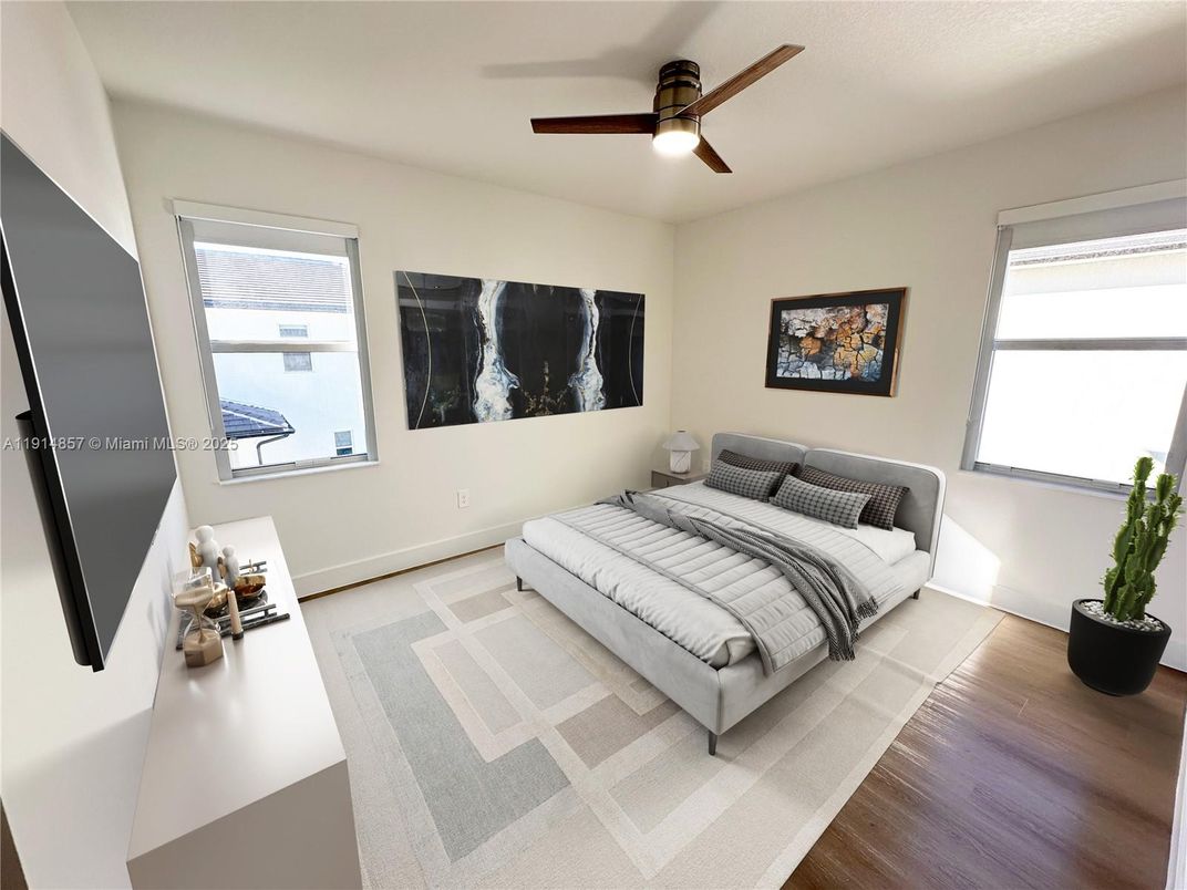 Bedroom, Interior, Wood Texture Flooring