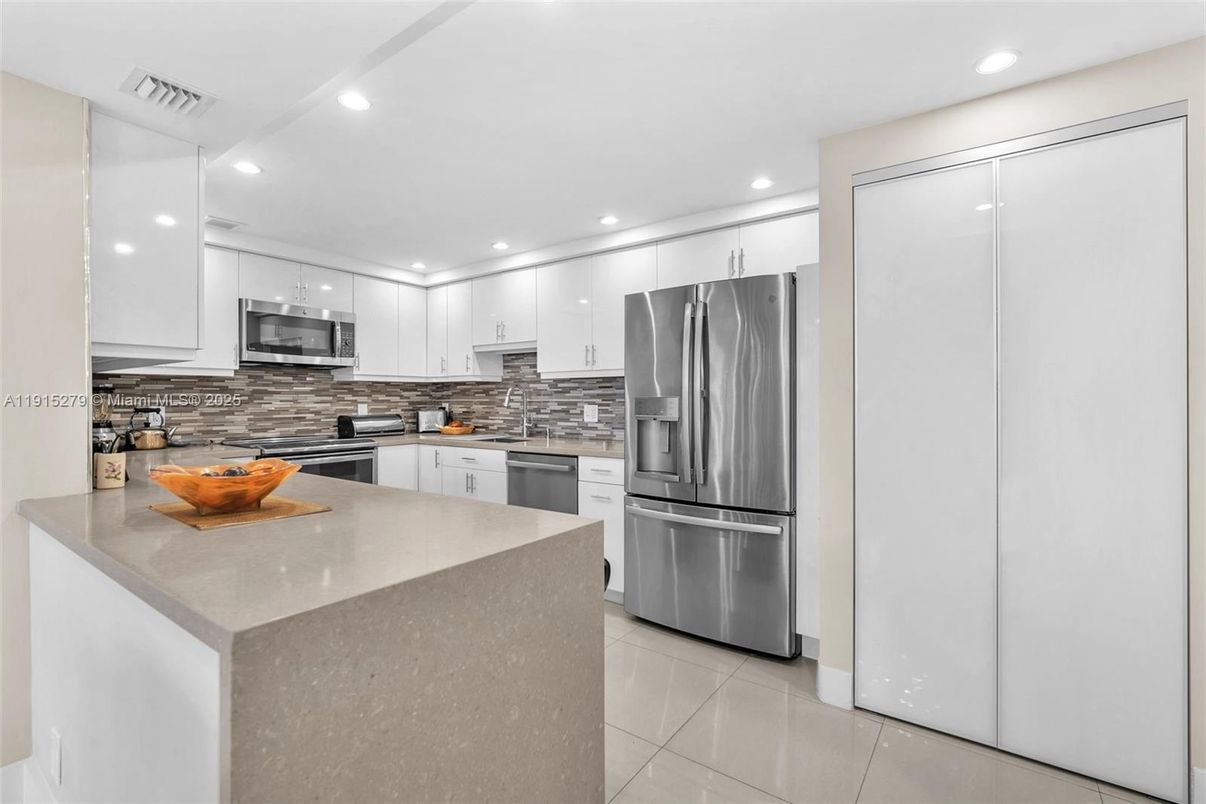 Interior, Kitchen, Recessed Lighting, Stainless Steel Appliances