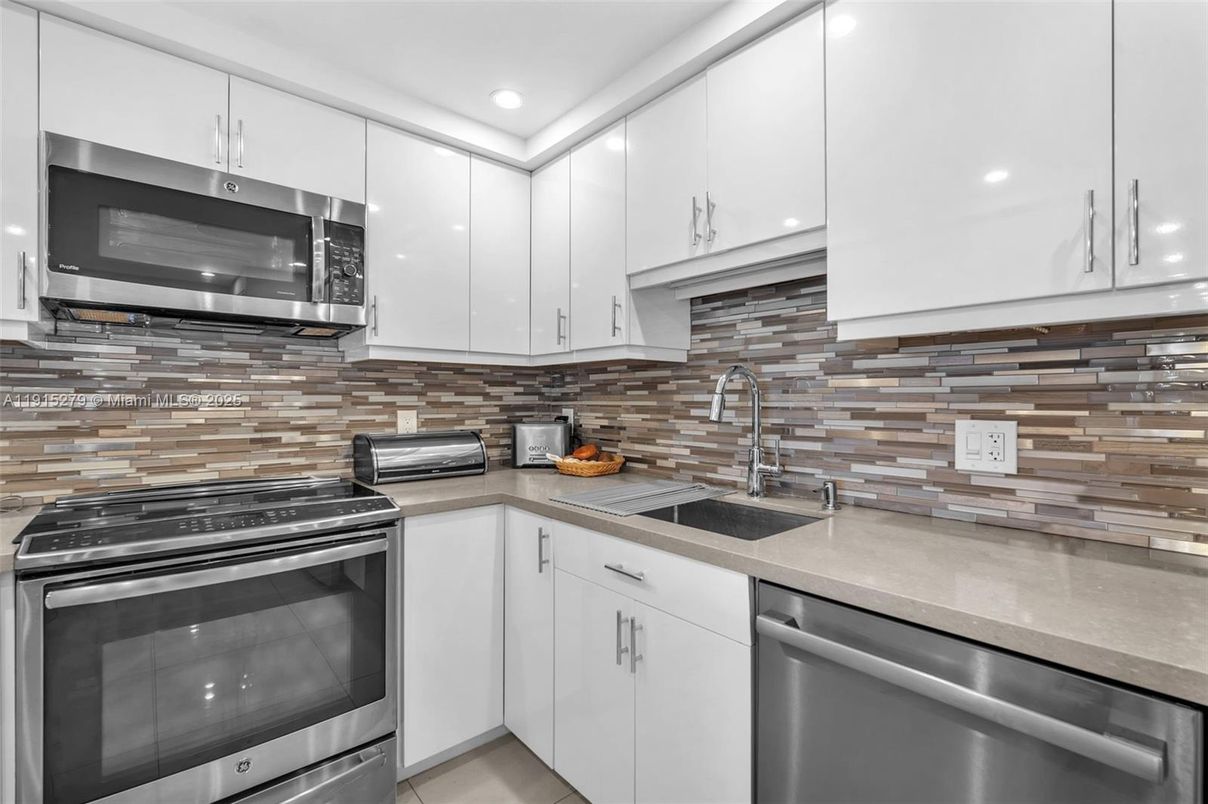 Interior, Kitchen, Recessed Lighting, Stainless Steel Appliances