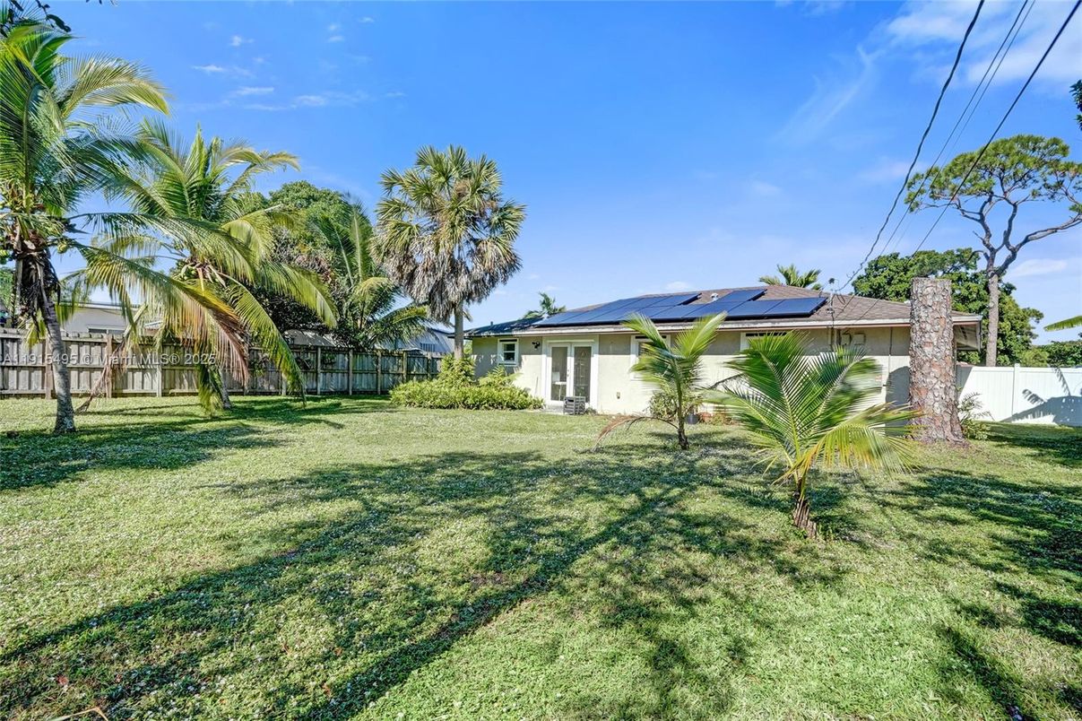 Backyard, Exterior, Solar Panels