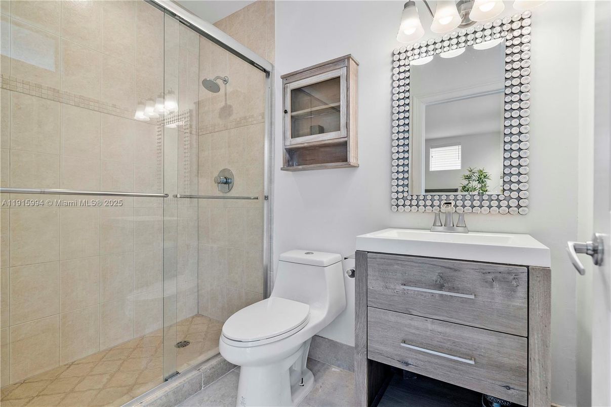 Bathroom, Glass Shower, Interior