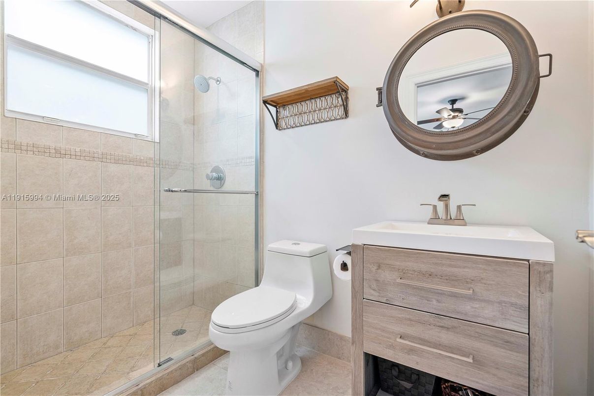 Bathroom, Glass Shower, Interior