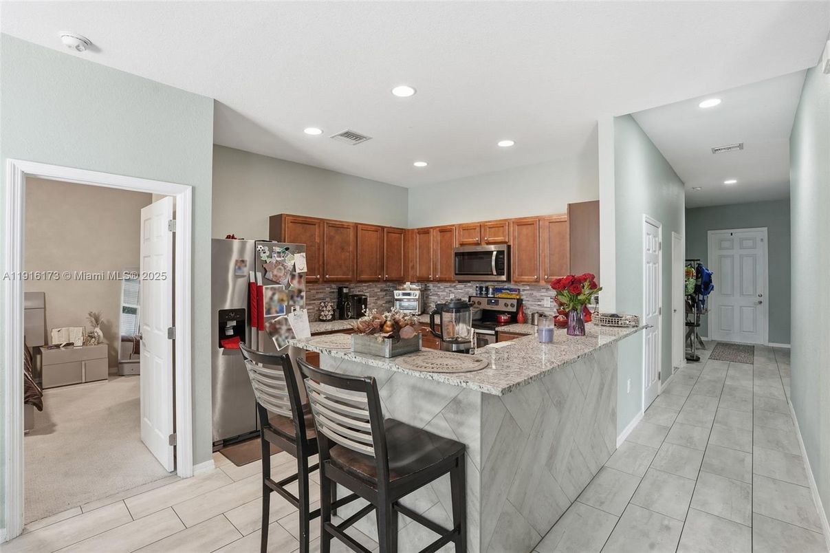 Interior, Kitchen, Recessed Lighting, Stainless Steel Appliances