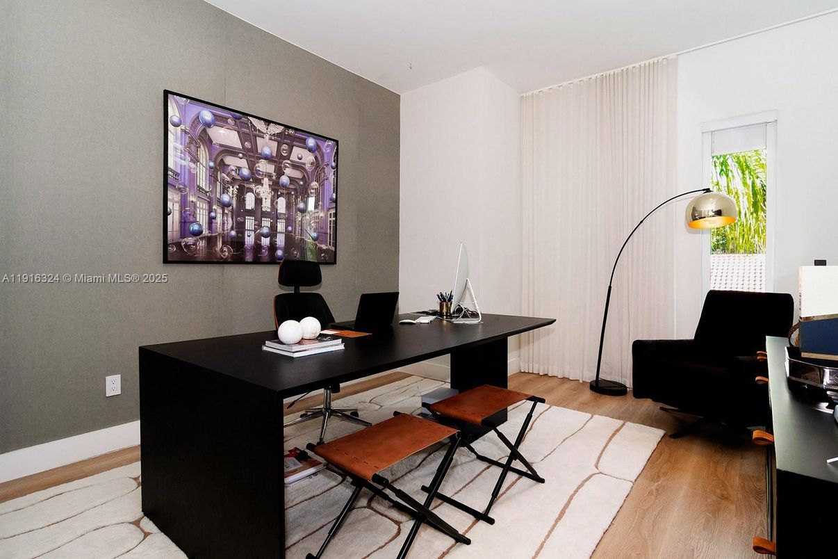 Home Office, Interior, Wood Texture Flooring