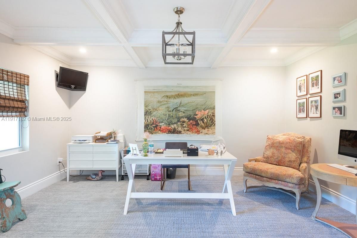 Home Office, Interior, Recessed Lighting