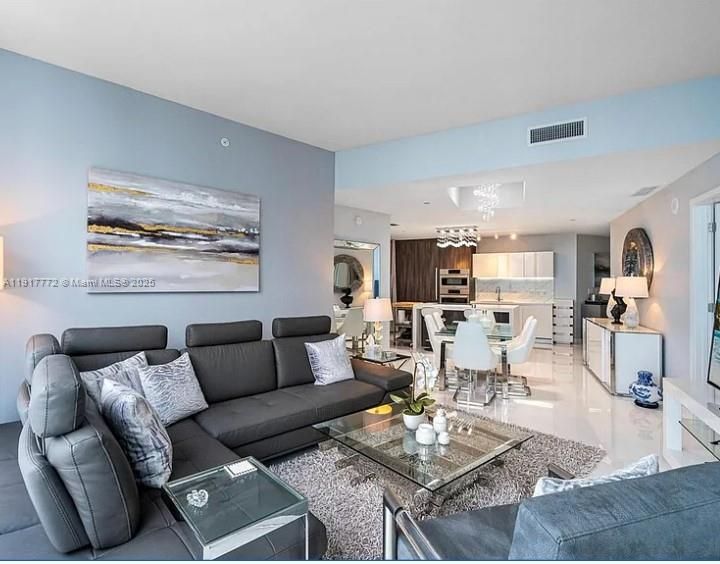 Dining room, Interior, Kitchen, Living room, Stainless Steel Appliances