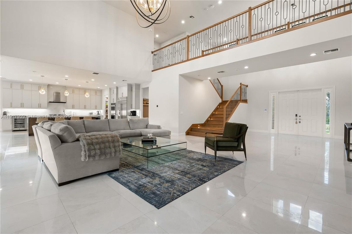 Interior, Kitchen, Living room, Pendant Lights, Recessed Lighting