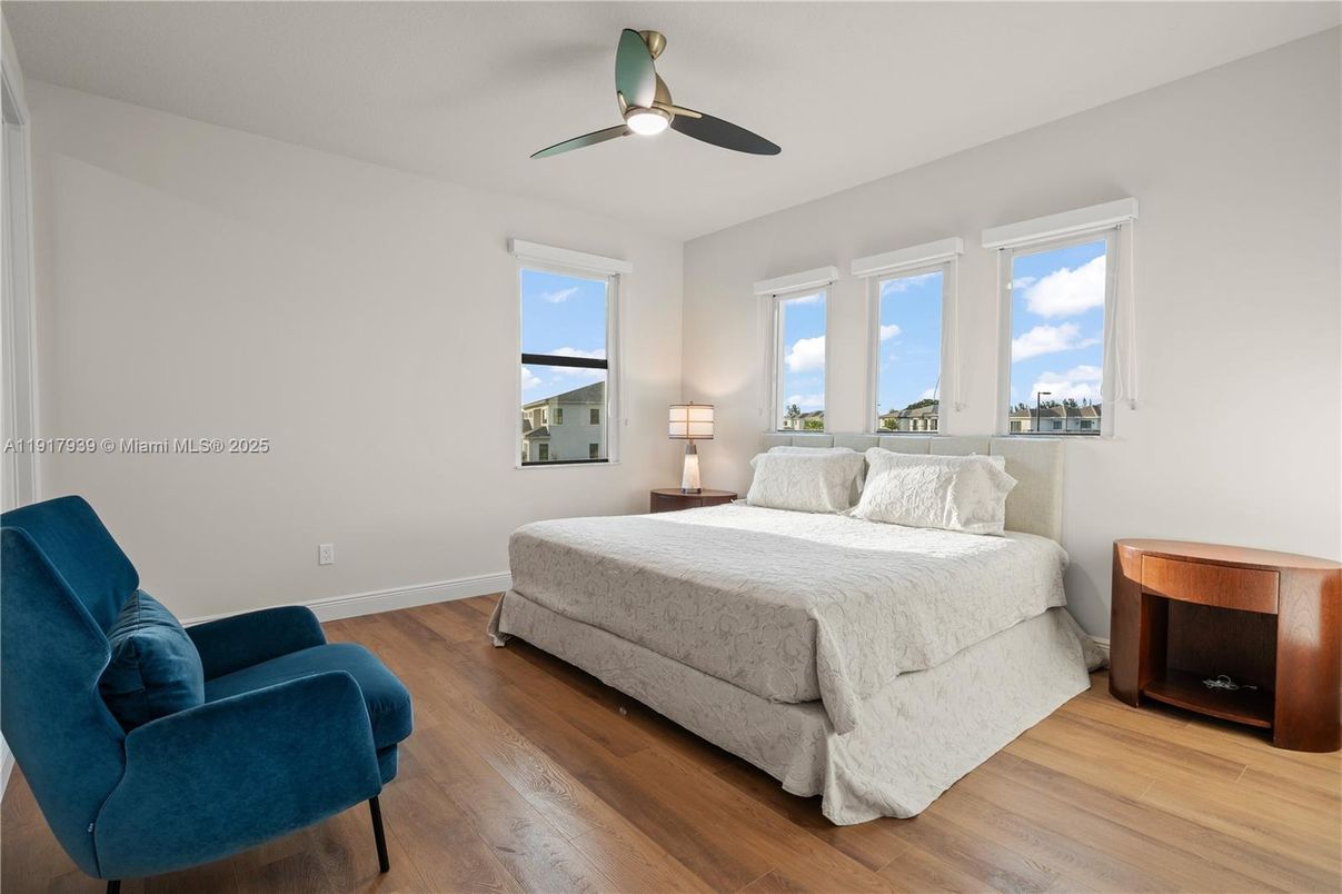 Bedroom, Interior, Wood Texture Flooring