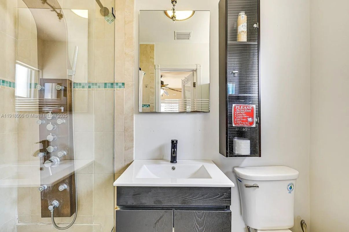 Bathroom, Glass Shower, Interior