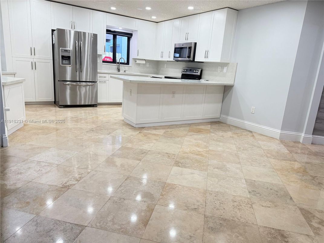 Interior, Kitchen, Recessed Lighting, Stainless Steel Appliances