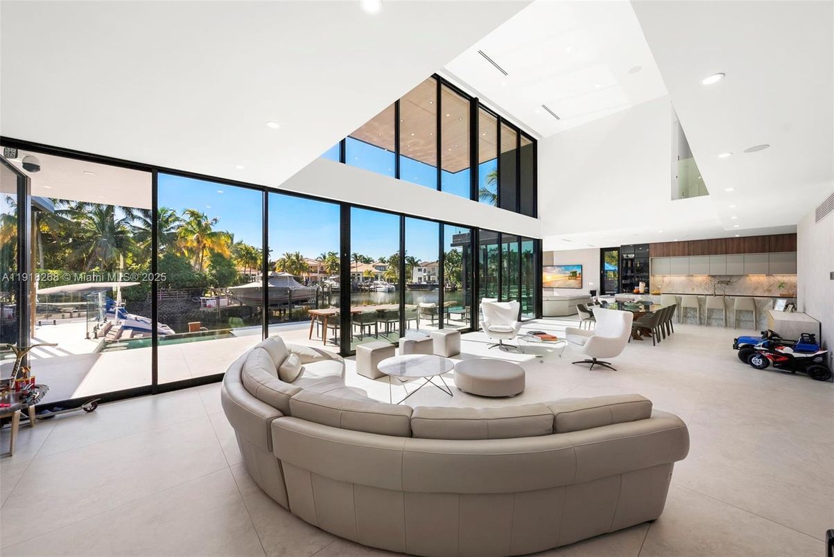 Interior, Living room, Recessed Lighting