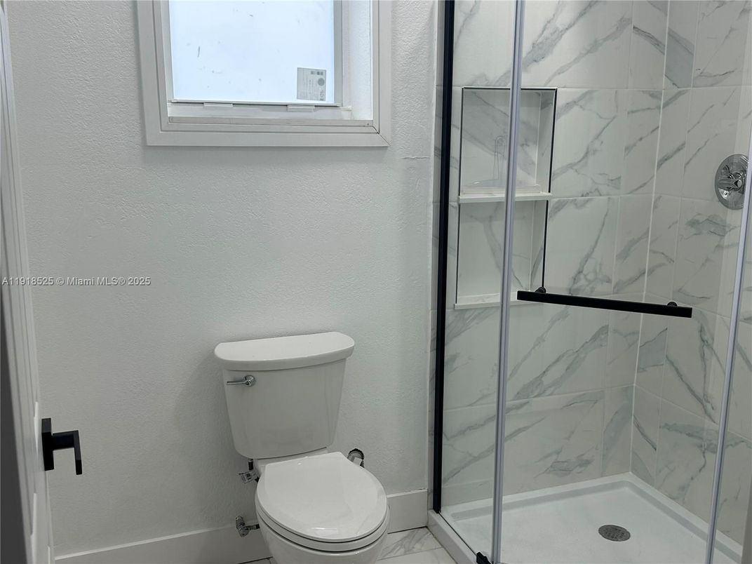 Bathroom, Glass Shower, Interior, Marble Walls