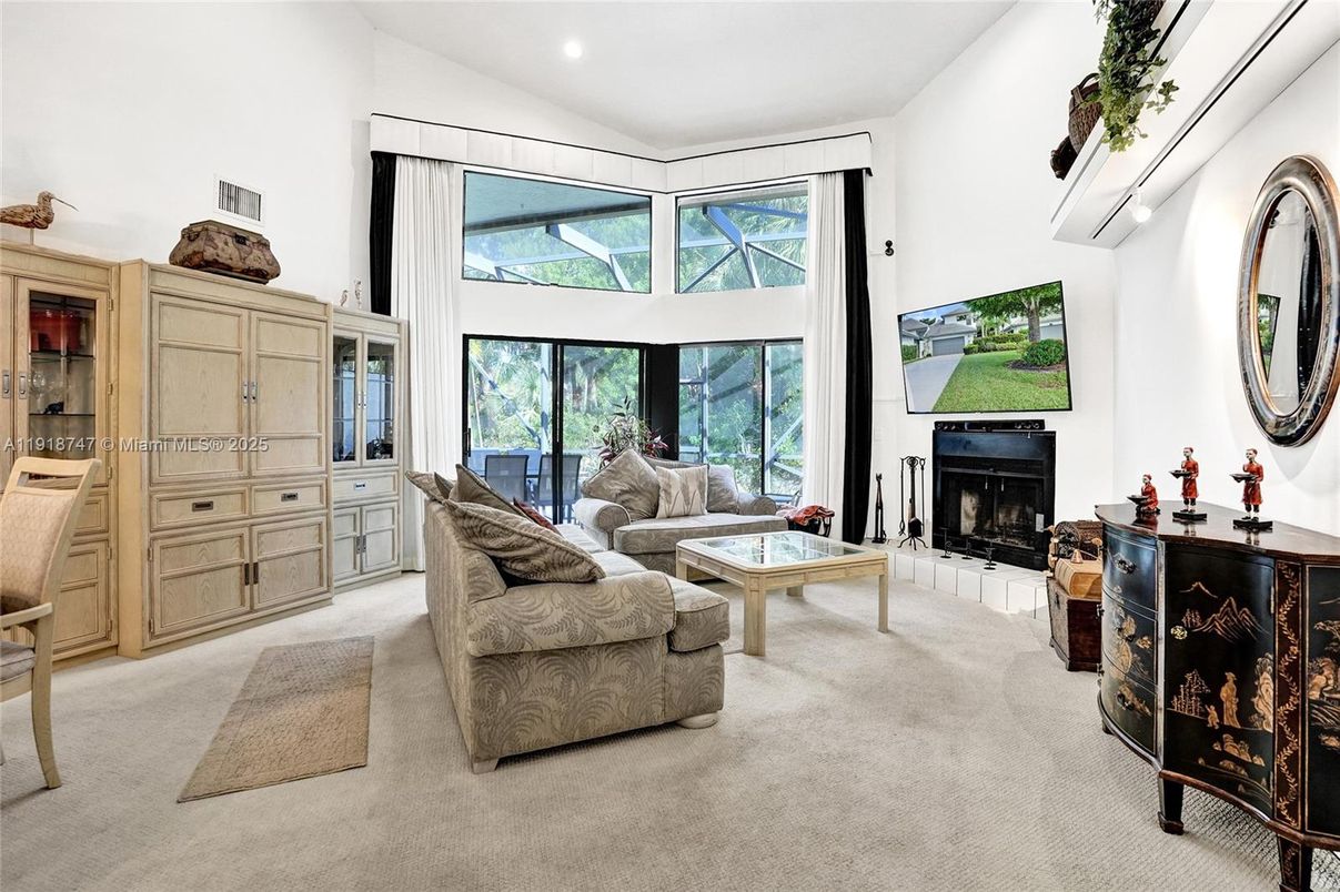 Fireplace, Interior, Living room, Recessed Lighting