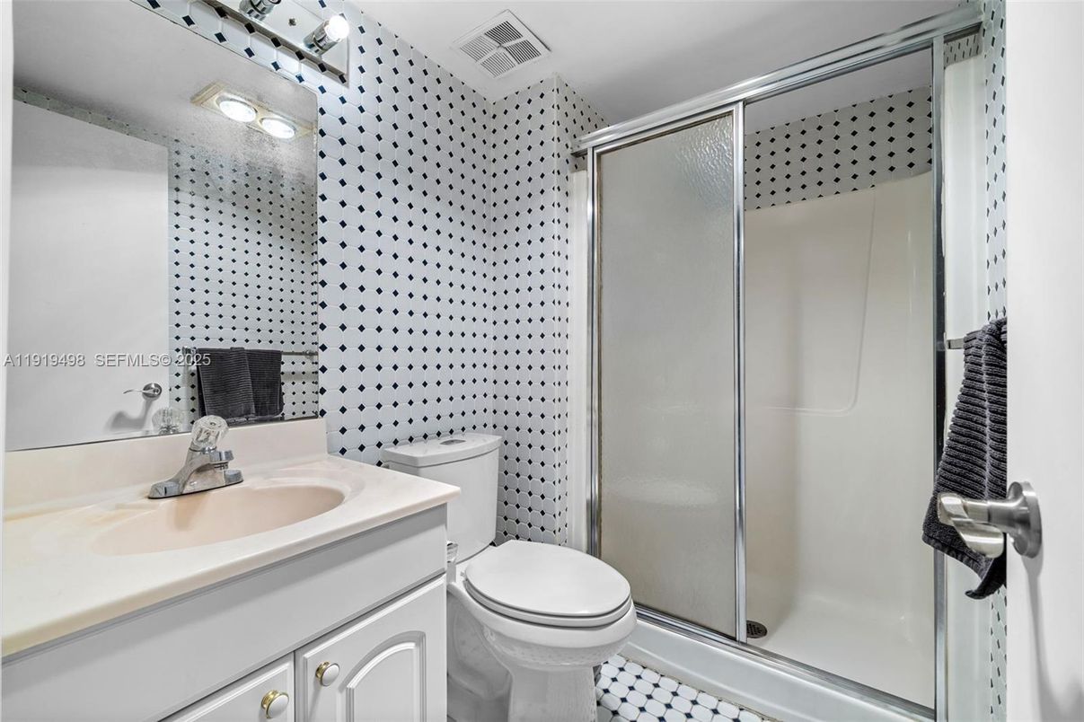 Bathroom, Glass Shower, Interior