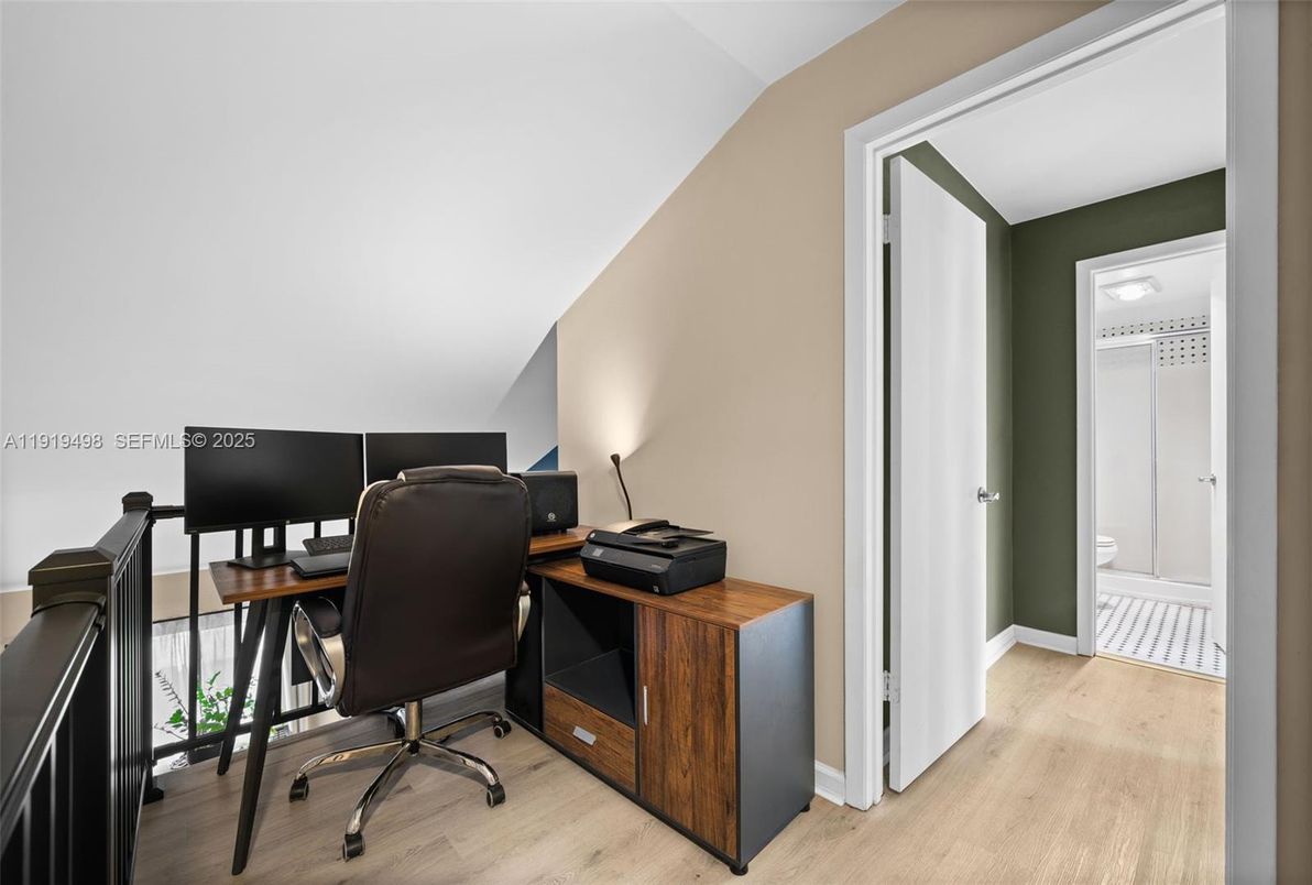 Home Office, Interior, Wood Texture Flooring