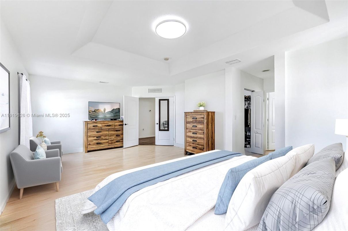 Bedroom, Interior, Wood Texture Flooring