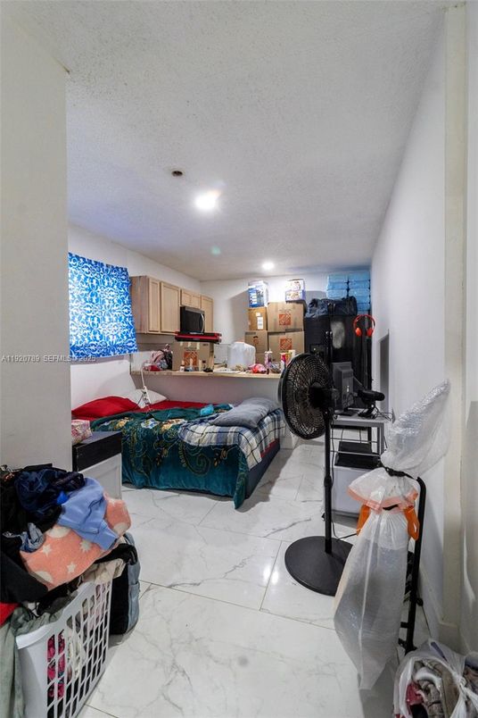 Bedroom, Interior, Marble, Recessed Lighting