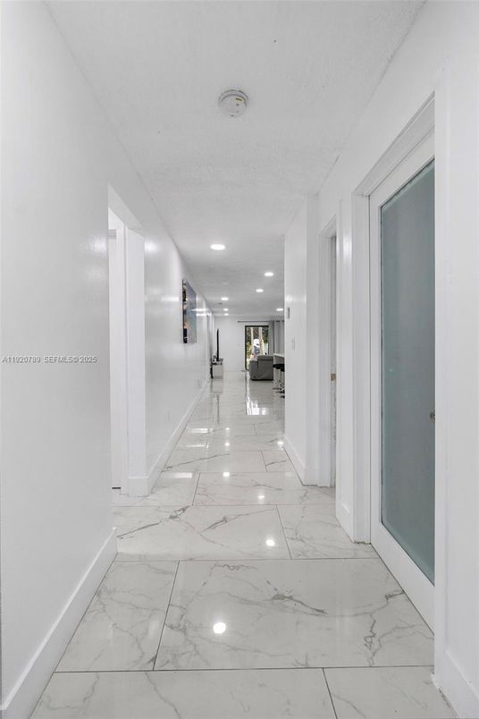 Interior, Marble, Recessed Lighting
