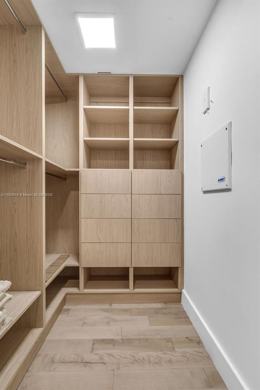 Interior, Recessed Lighting, Walk-in Closets, Wood Texture Flooring