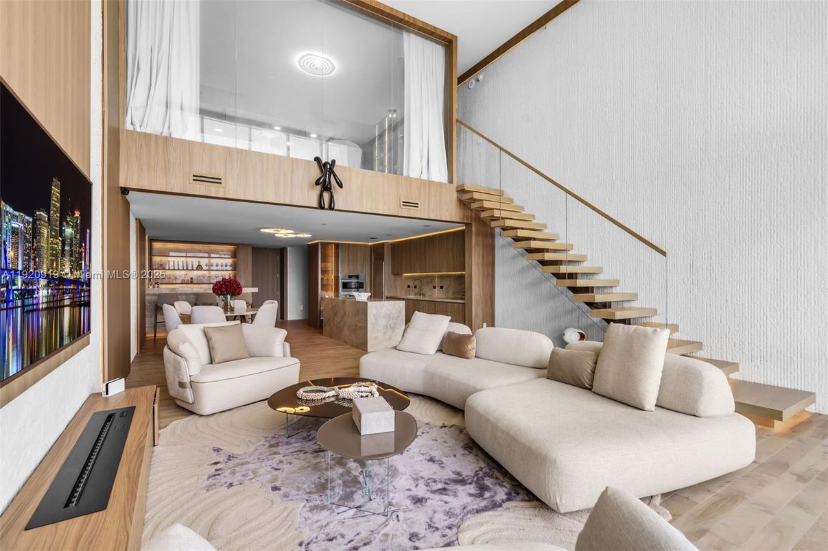 Dining room, Interior, Living room, Pendant Lights, Wood Texture Flooring