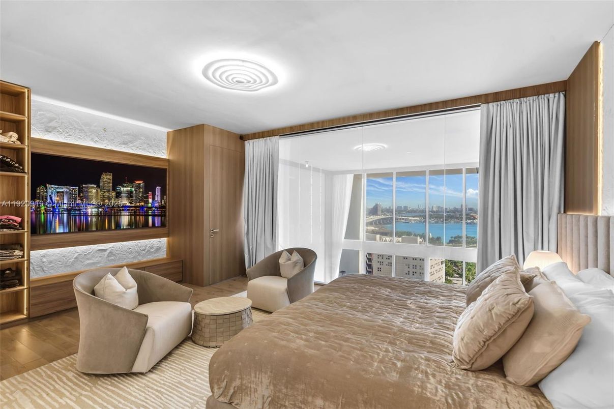 Bedroom, Interior, Water, Wood Texture Flooring