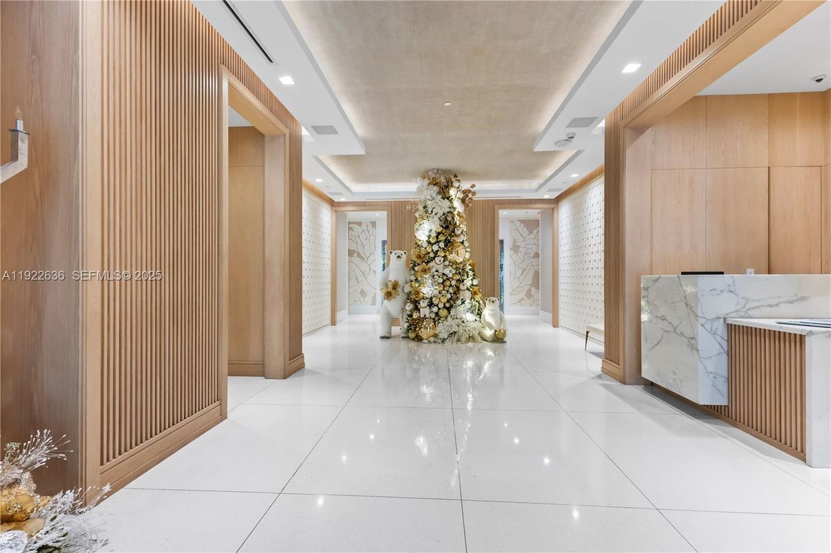 Interior, Marble Walls, Recessed Lighting