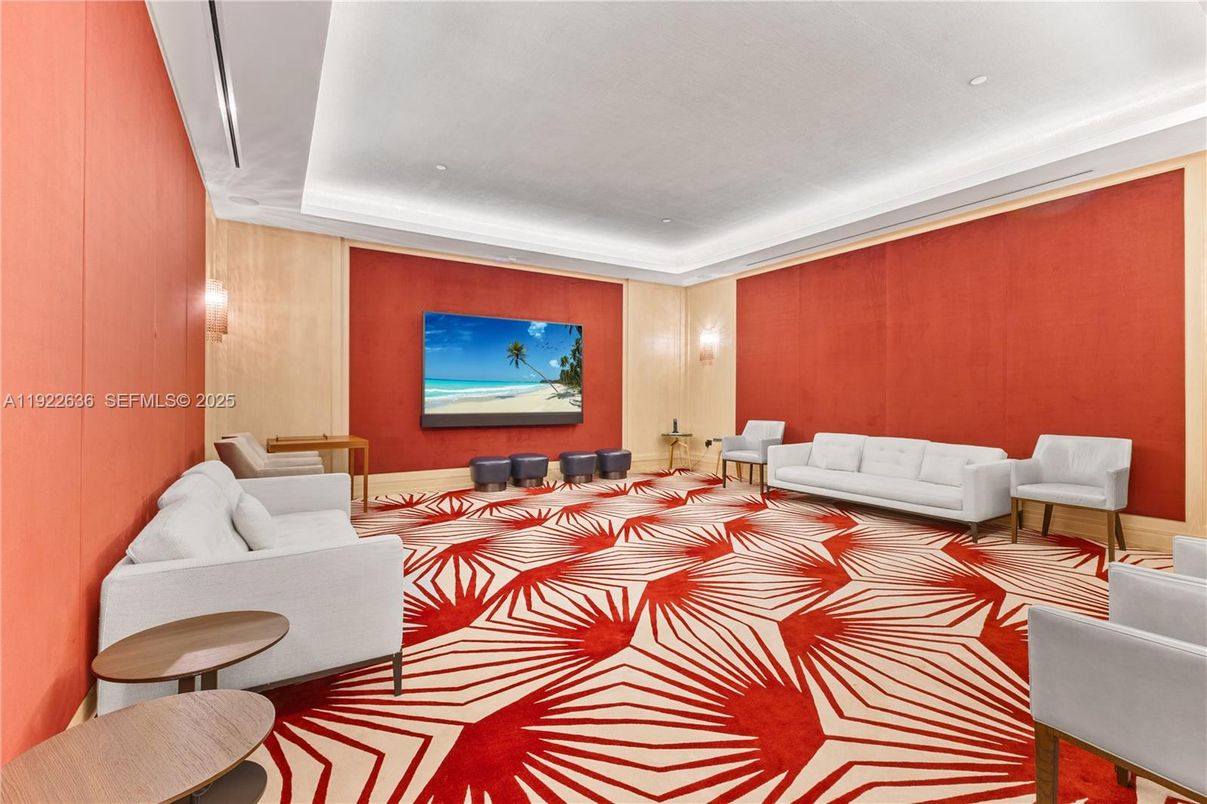 Interior, Projection Screen, Theatre Room