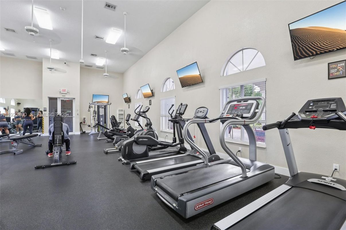 Fitness Equipment, Gym, Interior